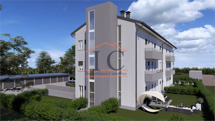 LENTATE SUL SEVESO NUOVO TRILOCALE CON BALCONE